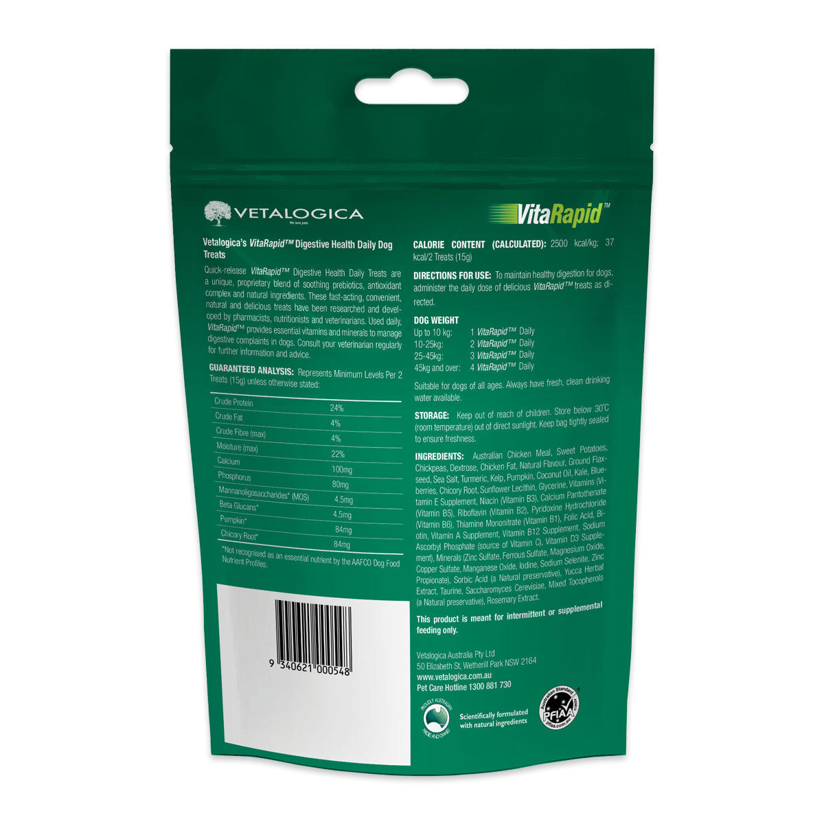 Vetalogica Vitarapid Digestive Health Daily 210g | Harris Farm Online