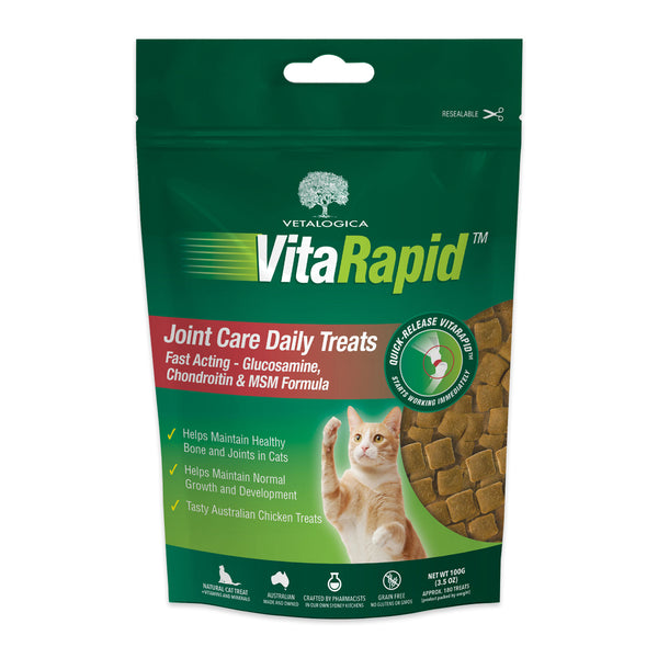 Vetalogica Vitarapid Joint Care Cat Treats 100g | Harris Farm Online