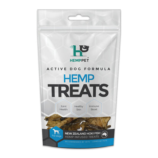 Hemp Pet New Zealand Hoki Fish Hemp Infused Dog Treats 70g | Harris Farm Online