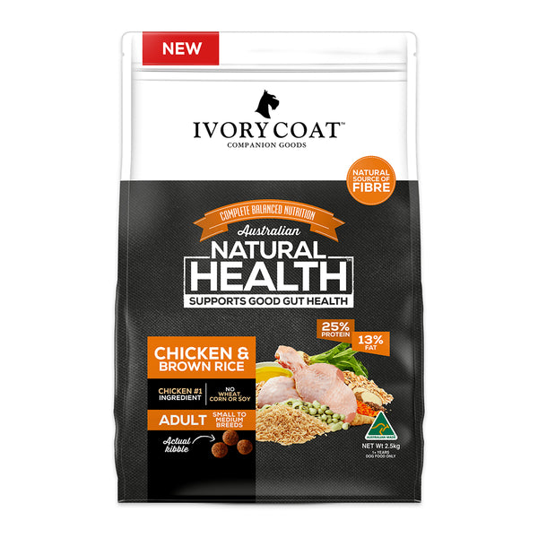 Ivory Coat Chicken and Brown Rice Adult Dog Food 2.5kg | Harris Farm Online