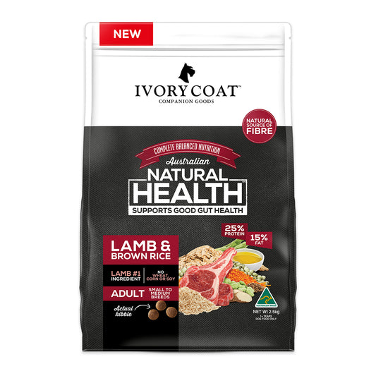 Ivory Coat Lamb and Brown Rice Adult Dog Food 2.5kg | Harris Farm Online