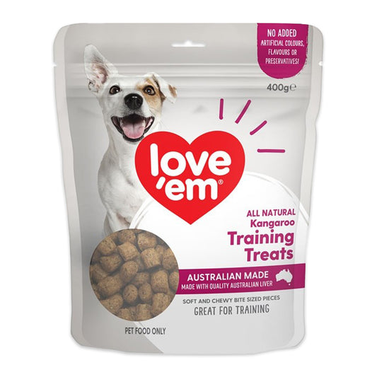 Love Em Kangaroo Training Dog Treat 400g | Harris Farm Online