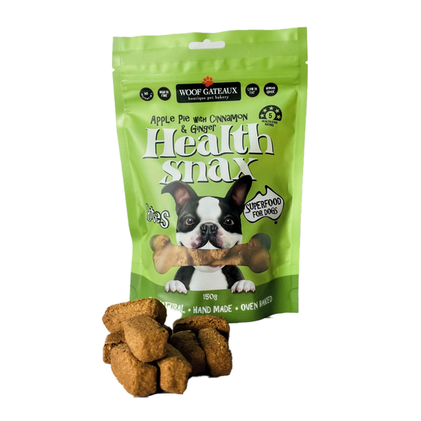 Woof Gateau Health Snax Apple Pie with Cinnamon and Ginger 150g