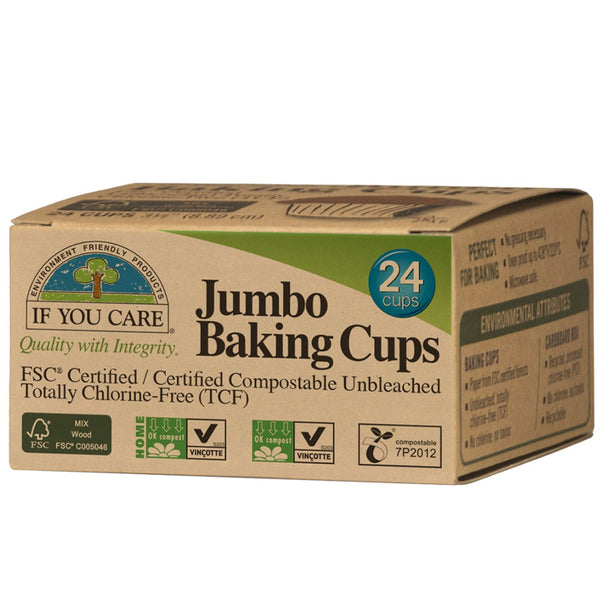 If You Care Jumbo Baking Cups 24 Cups | Harris Farm Online