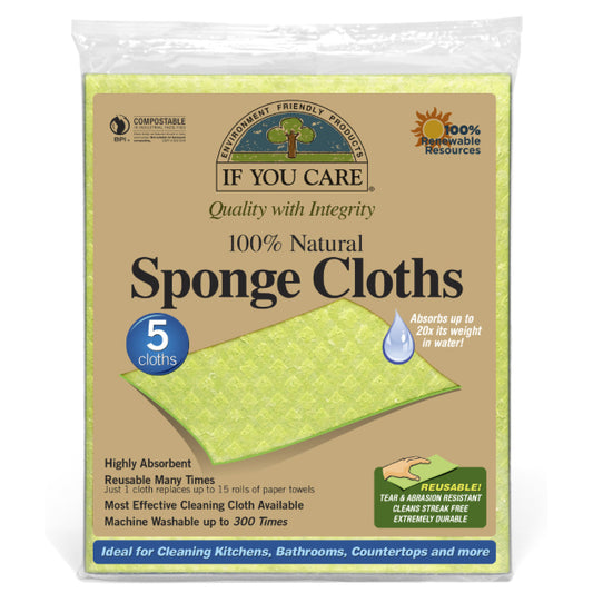 If You Care Sponge Cloth 5pk | Harris Farm Online