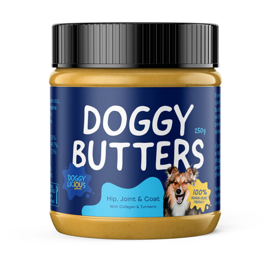 Doggylicious Hip Joint and Coat Doggy Peanut Butter 250g | Harris Farm Online