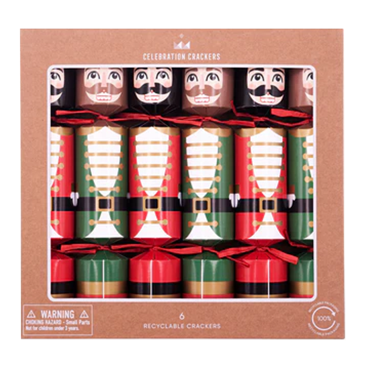 Celebration Crackers Large 12 Inch The Nutcracker Pack x6