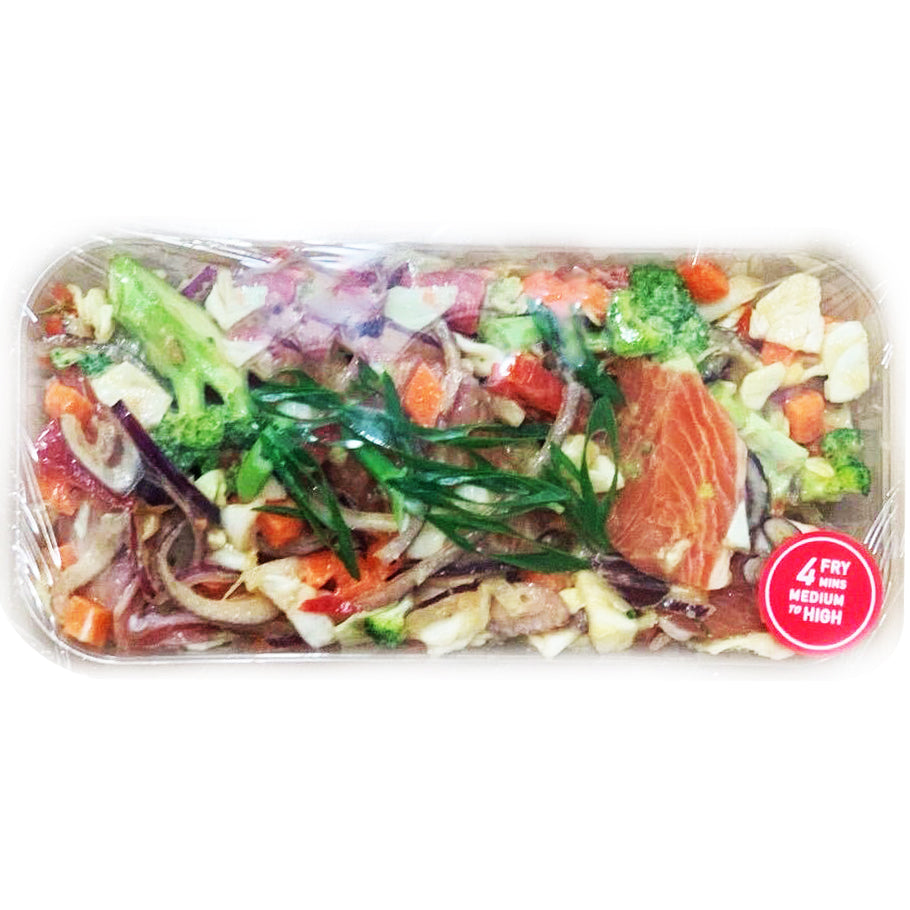 Sydney Fresh Seafood Teriyaki Salmon Stir Fry | Harris Farm Online