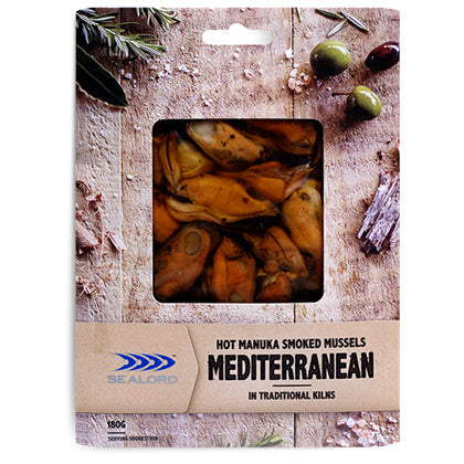 Sealord - Mussel Smoked - Mediterranean (180g) Sydney Fresh Seafood