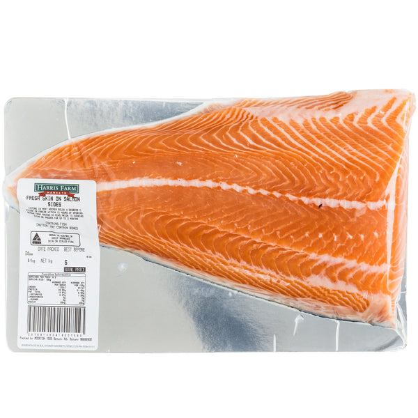 Harris Farm Fresh Skin On Salmon Side | Harris Farm Online
