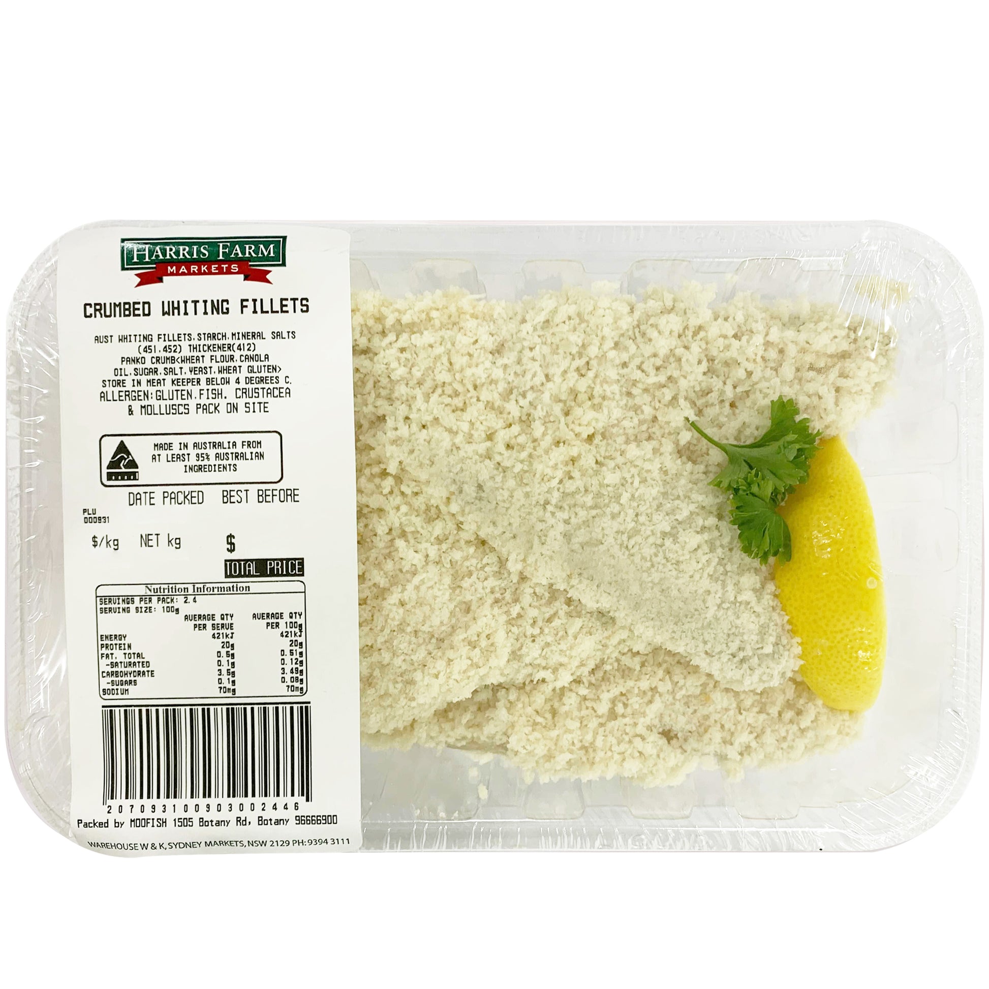 Harris Farm Crumbed Whiting Fillets | Harris Farm Online