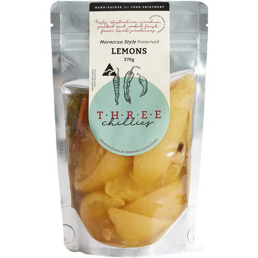Three Chillies Preserved Lemons Moroccan Style | Harris Farm Online