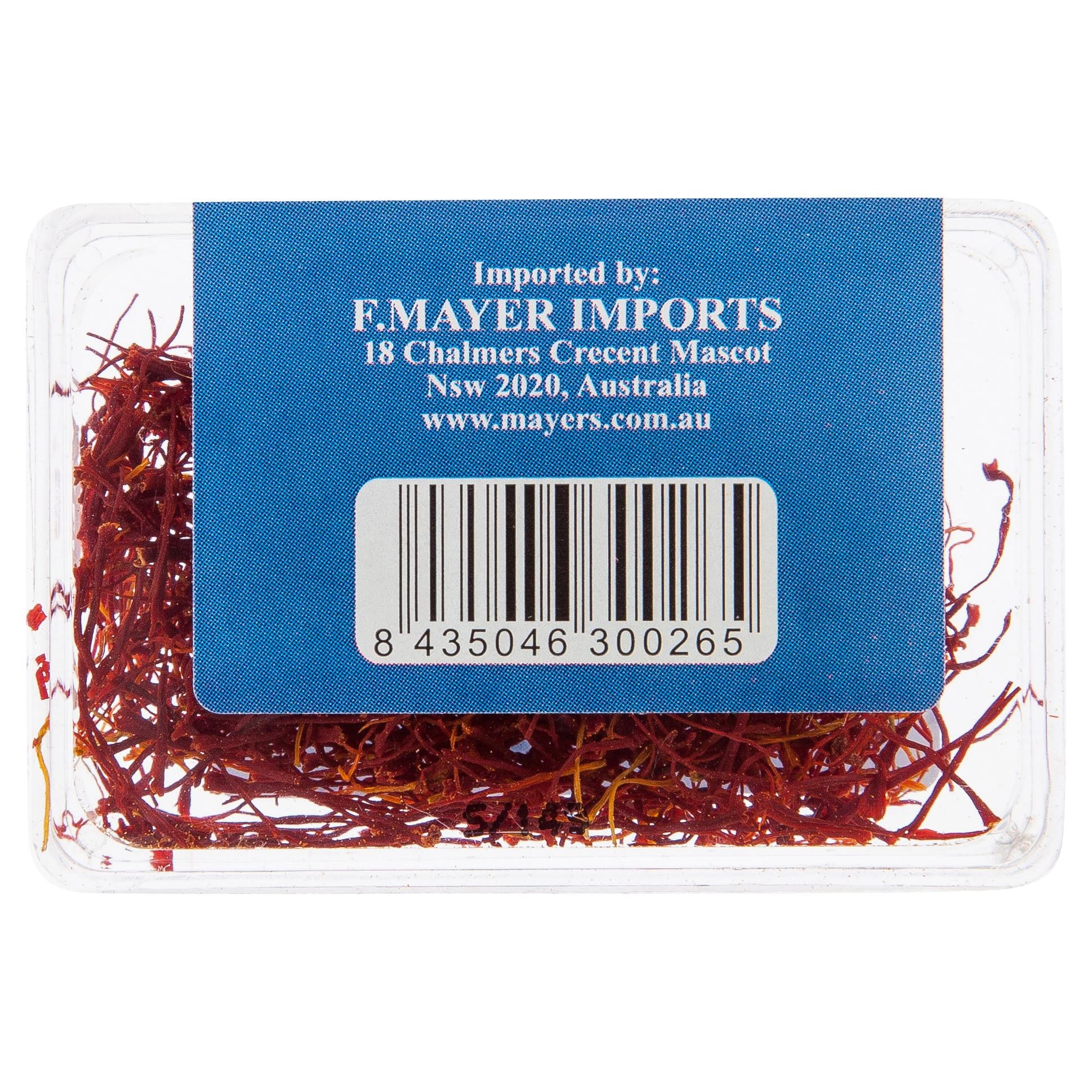 F Mayer Saffron Threads 1g , Grocery-Cooking - HFM, Harris Farm Markets
 - 3
