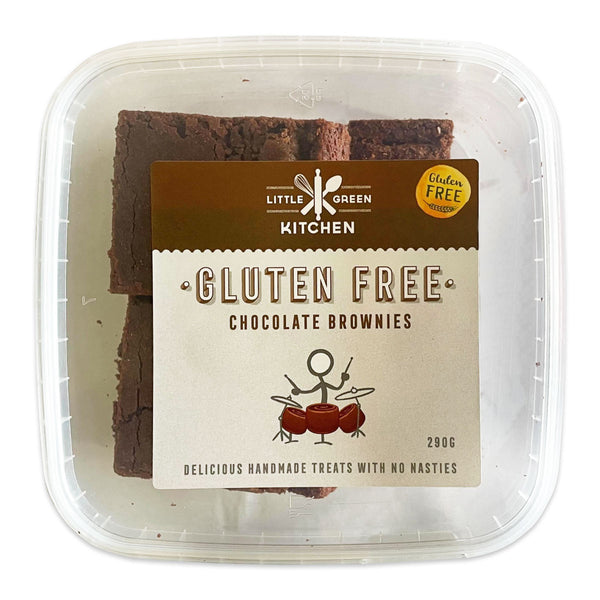 Little Green Kitchen Gluten Free Fudge Brownies 290g | Harris Farm Online