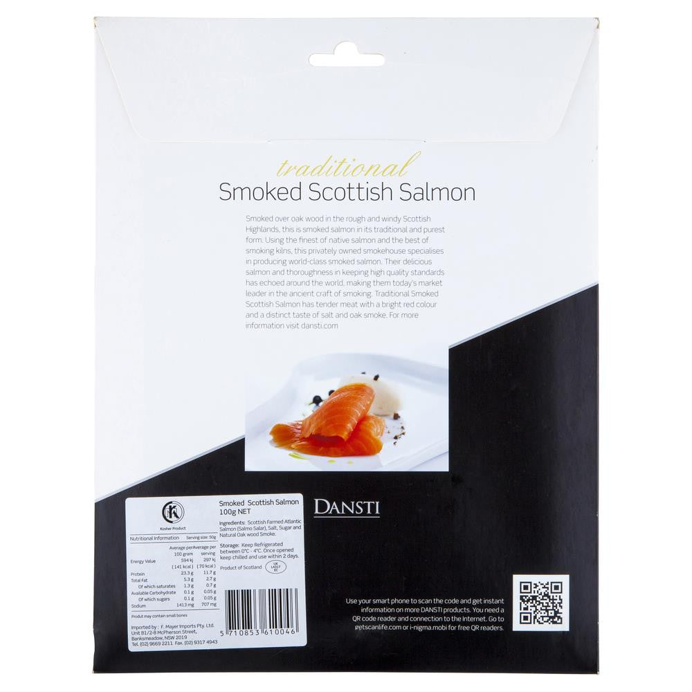 Dansti Traditional Smoked Scottish Salmon 100g , Frdg3-Seafood - HFM, Harris Farm Markets
 - 2