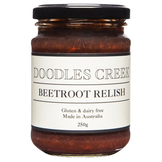 Doodles Creek Beetroot Relish 250g , Grocery-Oils - HFM, Harris Farm Markets
 - 1