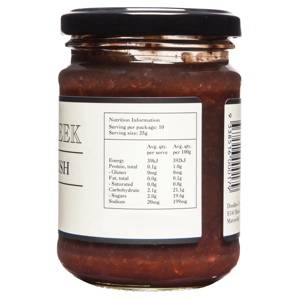 Doodles Creek Beetroot Relish 250g , Grocery-Oils - HFM, Harris Farm Markets
 - 2