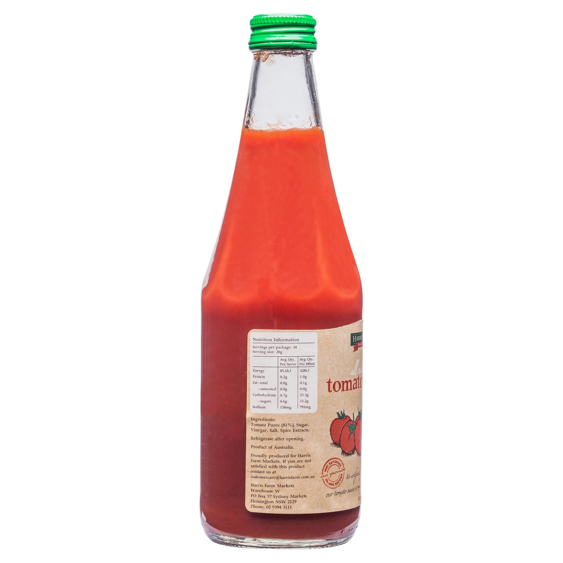 Harris Farm Tomato Sauce 600ml , Grocery-Cooking - HFM, Harris Farm Markets
 - 3