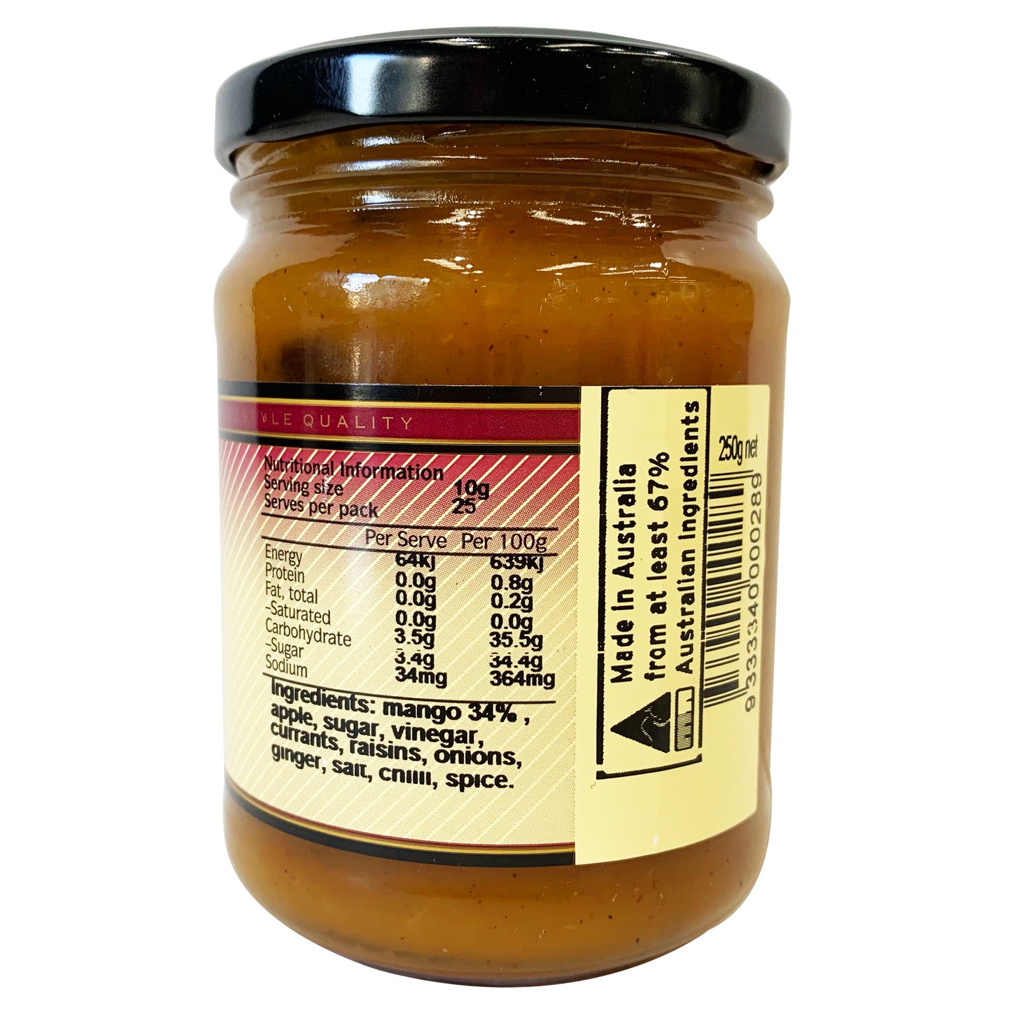 Maxwells Treats - Mango Chutney Sauce (250g)