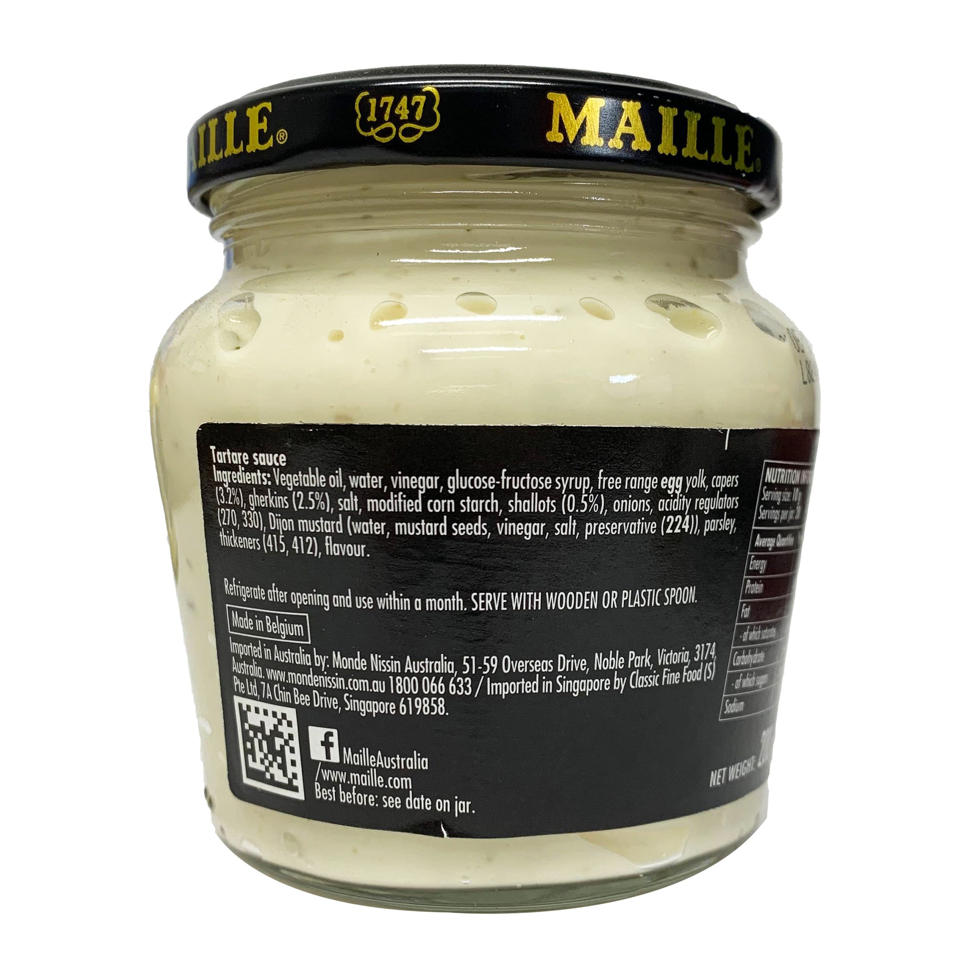 Maille Tartare Sauce | Harris Farm Online