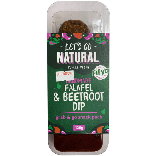 Let's Go Natural - Falafel and Beetroot Dip (120g)