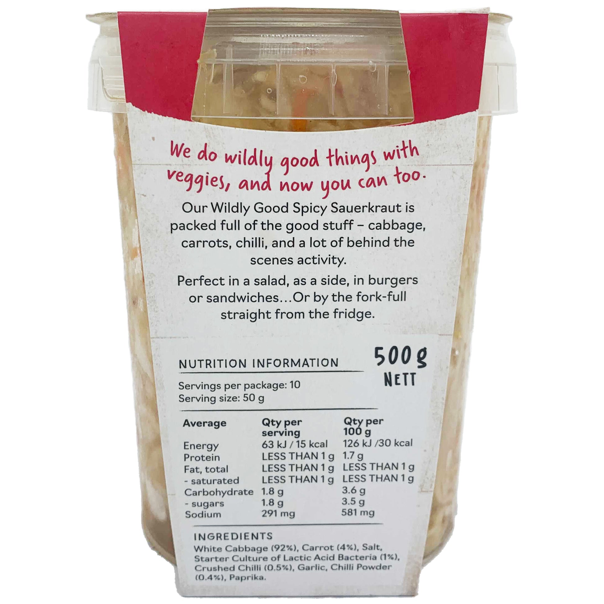 Wildly Good Spicy kraut | Harris Farm Online