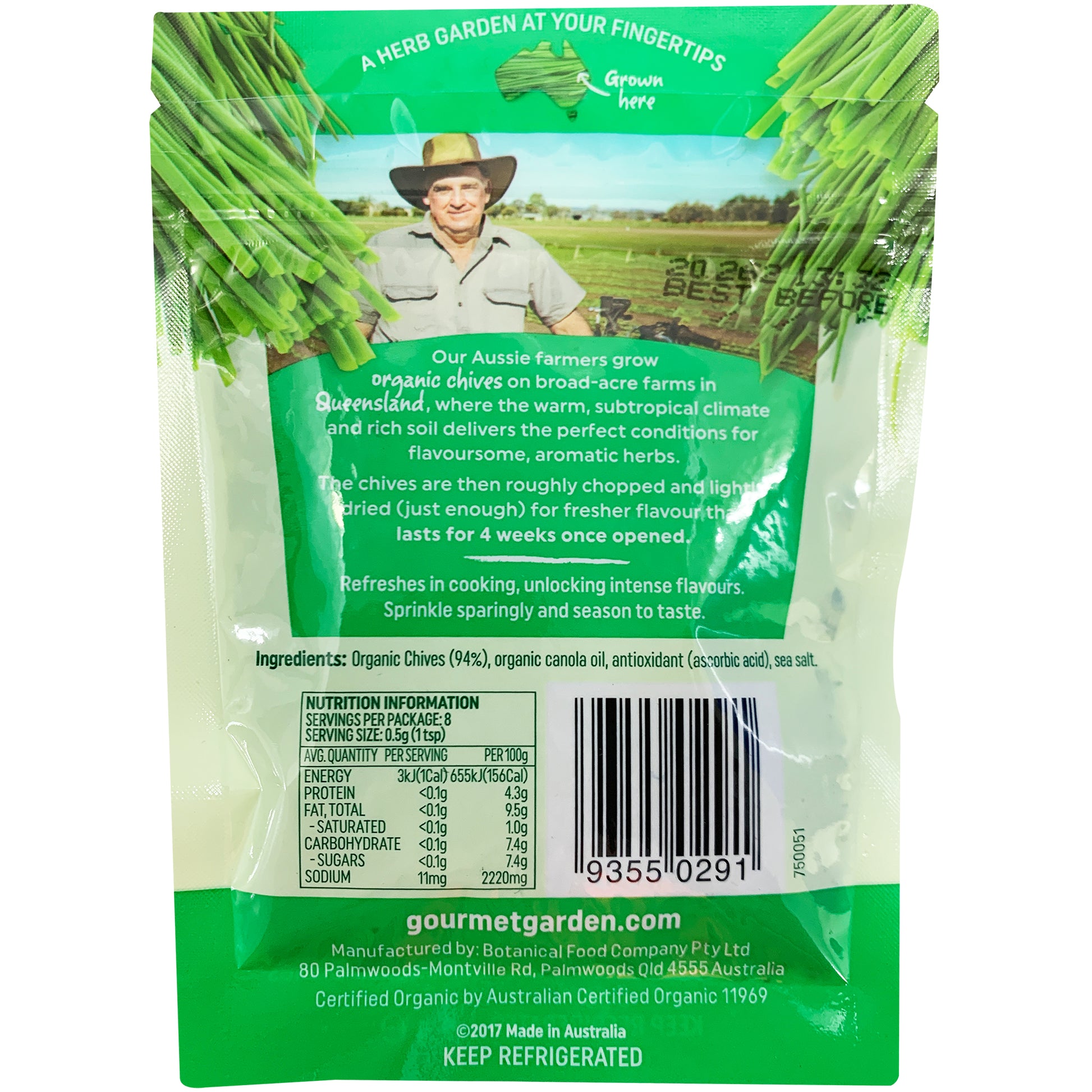 Gourmet Garden Organic Chives Lightly Dried | Harris Farm Online
