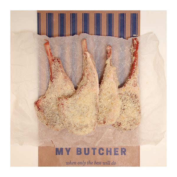 Butcher Lamb Crumbed Cutlets 350-550g