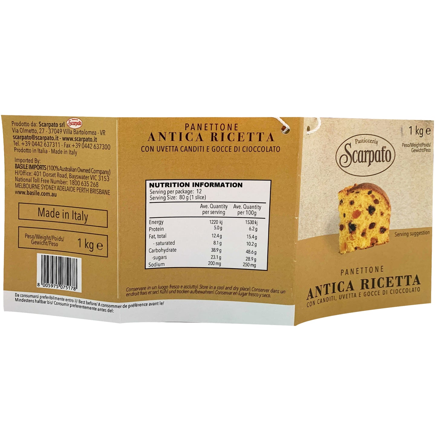 Pasticceria Scarpato Panettone Antica Ricetta | Harris Farm Online