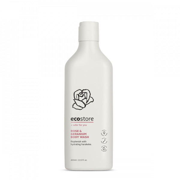Ecostore Rose and Geranium Body Wash 400ml | Harris Farm Online