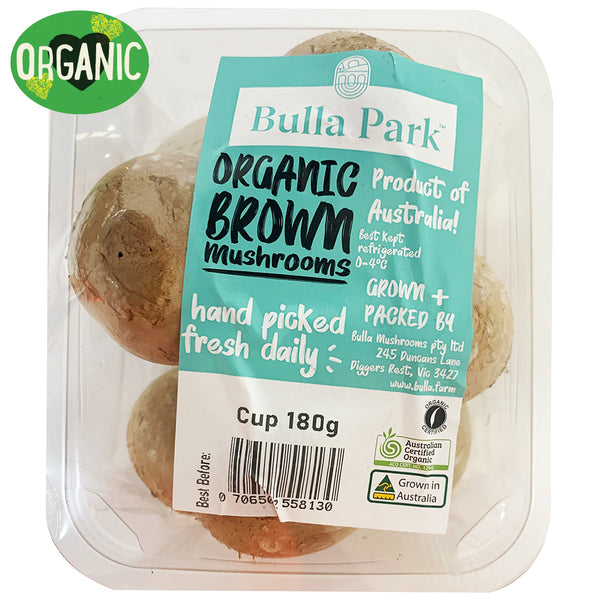 Mushrooms Swiss Brown Organic  | Harris Farm Online