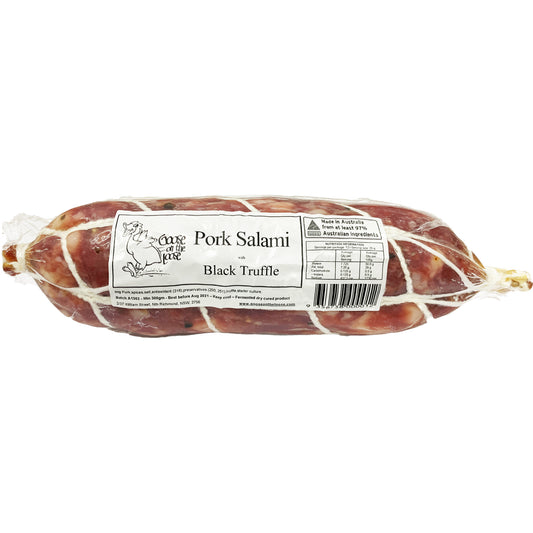 Goose On The Loose Pork Salami with Black Truffle | Harris Farm Online