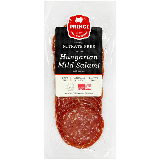 Princi Free Range Hungarian Mild Salami | Harris Farm Online
