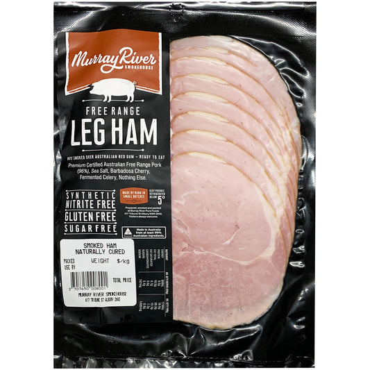 Murray River Smokehouse Smoked Free Range Leg Ham Sliced | Harris Farm Online