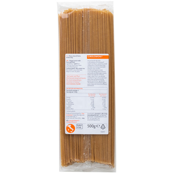 Girolomoni Organic Spelt Flour Spaghetti | Harris Farm On\line