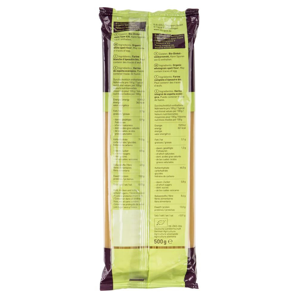 Alb Gold White Spelt 500g , Grocery-Pasta - HFM, Harris Farm Markets
 - 2