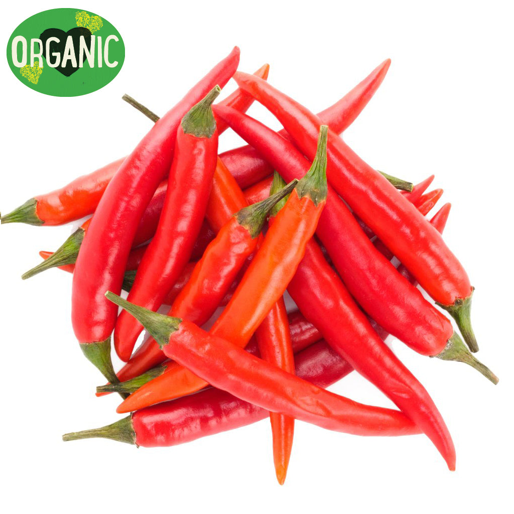 Chillies Long Hot Red Organic | Harris Farm Online