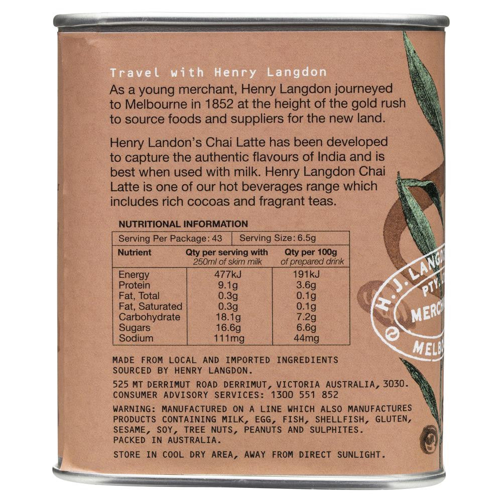 Henry Tea Chai Latte 280g , Grocery-Coffee - HFM, Harris Farm Markets
 - 2