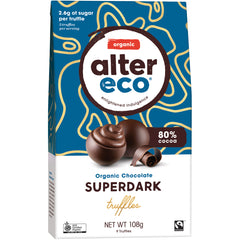 Alter Eco Organic Superdark Chocolate Truffles | Harris Farm Online