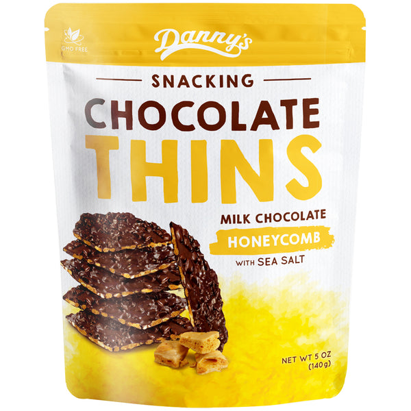 Danny's Chocolate Thins Milk Chocolate Honeycomb | Harris Farm Online