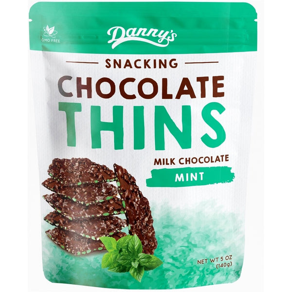 Danny's Chocolate Thins Milk Chocolate Mint | Harris Farm Online