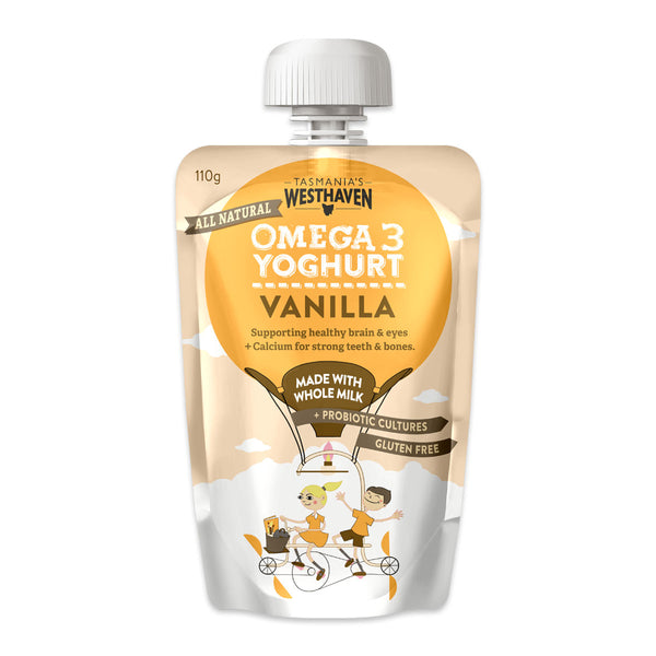 Tasmania's Westhaven Omega 3 Yoghurt Vanilla 110g | Harris Farm Online