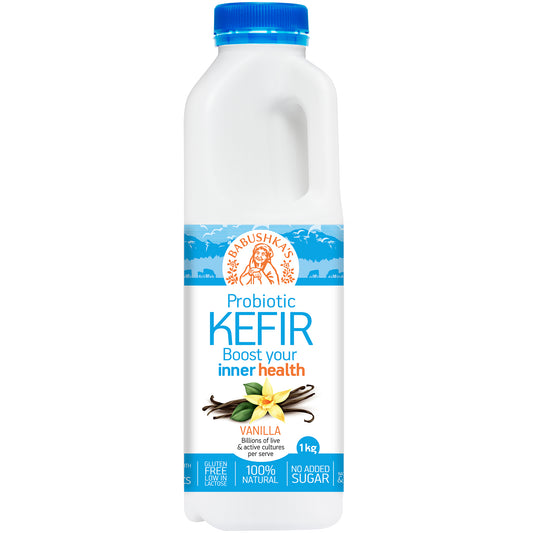 Babushka Yoghurt Probiotic Kefir Vanilla | Harris Farm Online