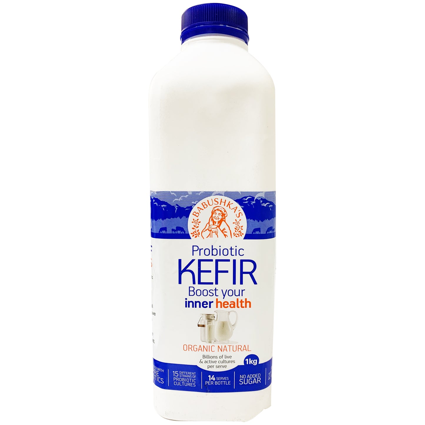 Babushka Yoghurt Probiotic Kefir Organic Natural 1kg