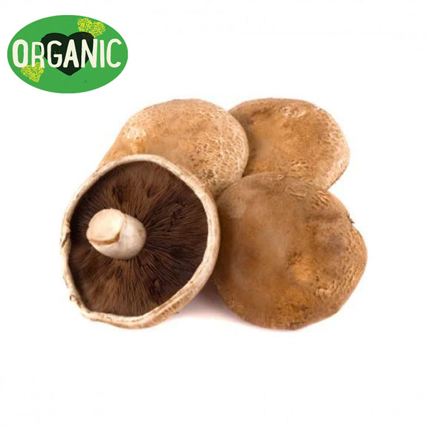 Mushrooms Brown Flat Organic | Harris Farm Online
