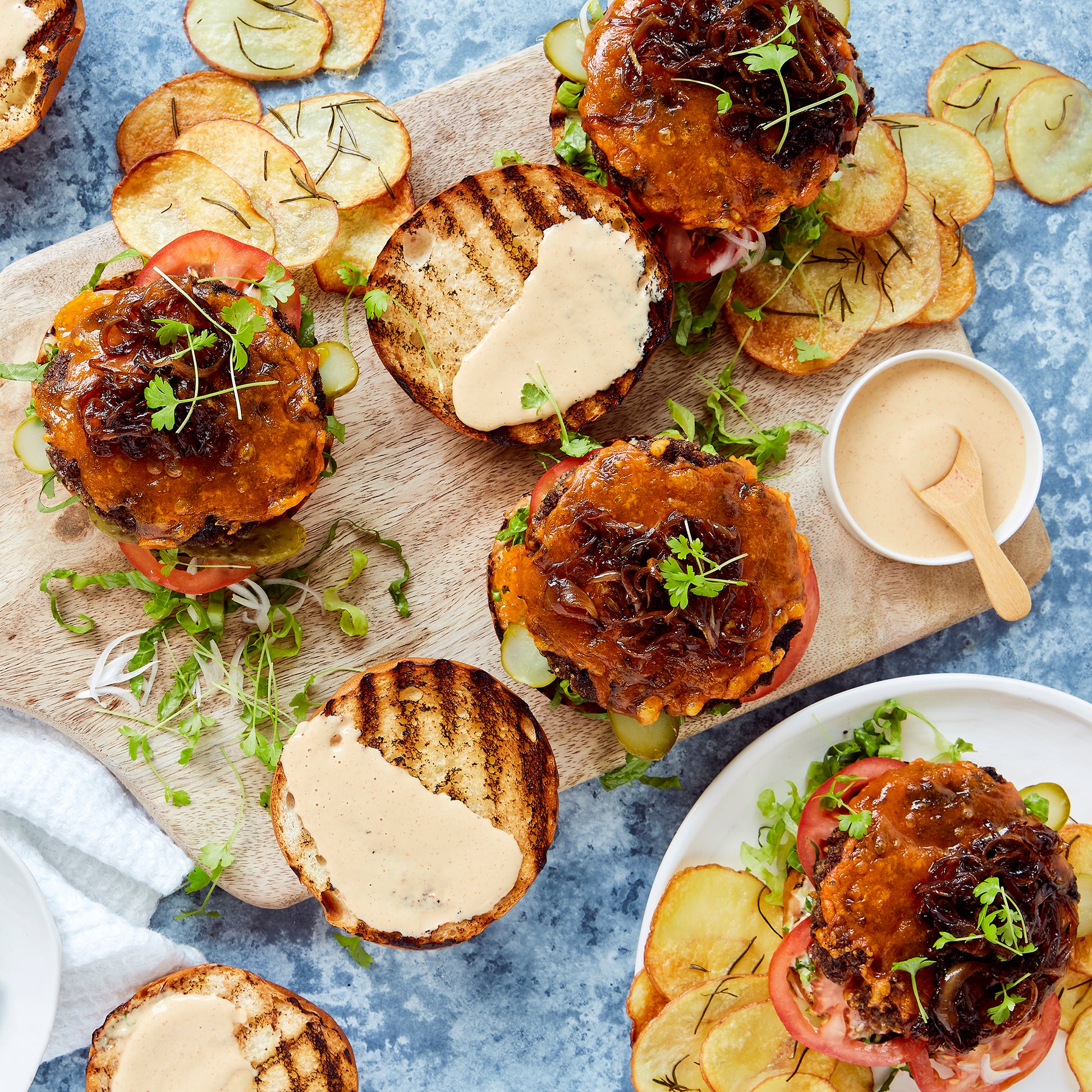Buy Beef Burgers Meal Kit from Harris Farm Online