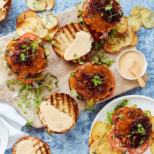 Buy Beef Burgers Meal Kit from Harris Farm Online