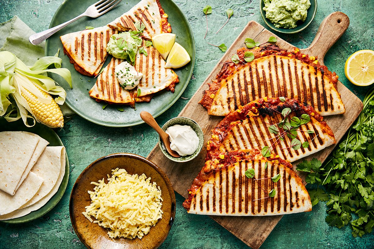 buy Chicken Quesadillas meal kits online from harris farm