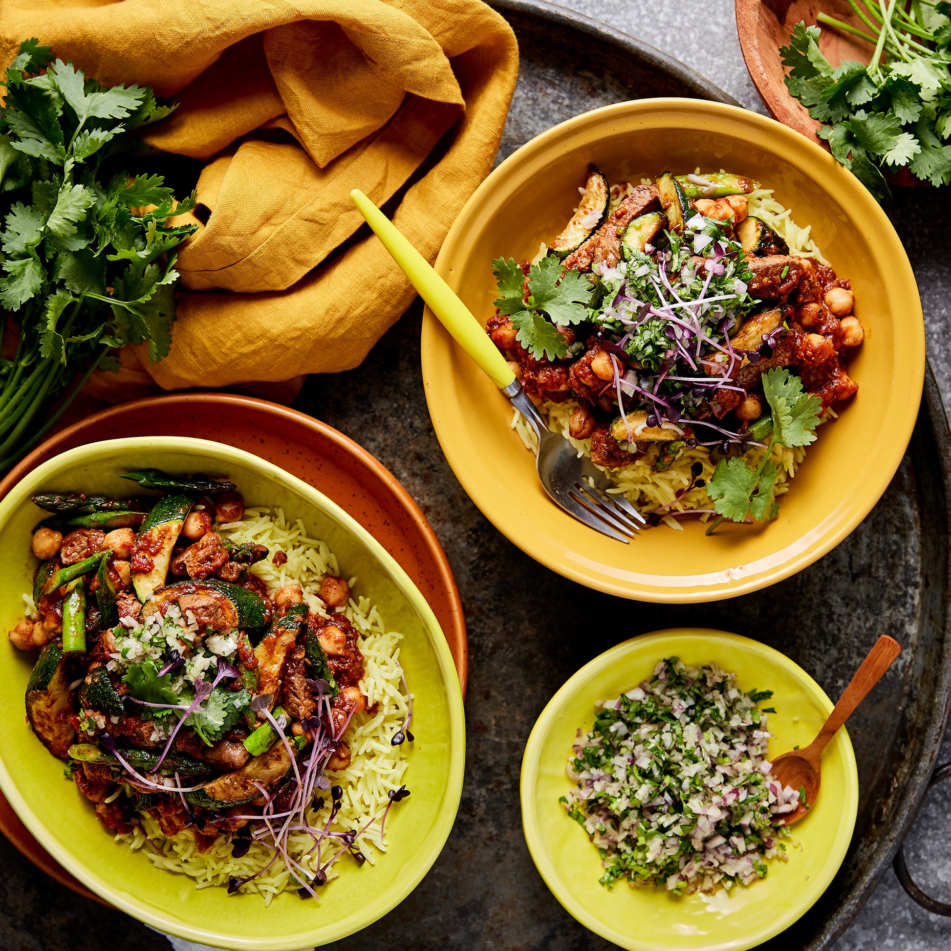 buy Beef Tikka Masala meal kits online from harris farm