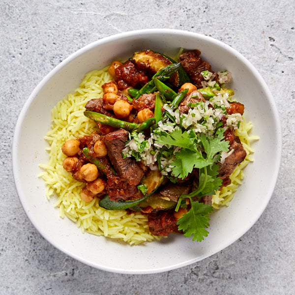 buy Beef Tikka Masala meal kits online from harris farm